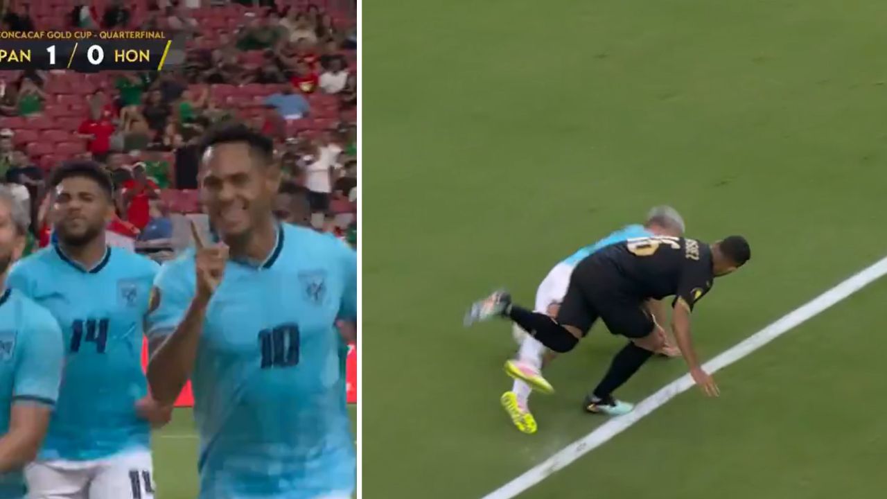 Así fue el penal que cometió Edwin Rodríguez que terminó en gol de Panamá