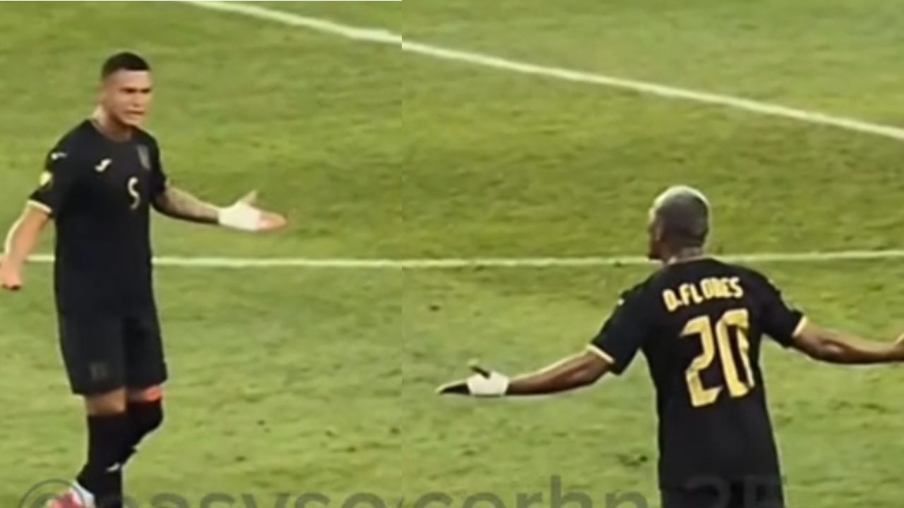 Revelan la fuerte discusión entre jugadores de Honduras en pleno partido