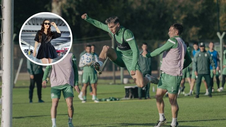 Rodrigo Auzmendi recibe detalle de su novia tras su fichaje por Banfield
