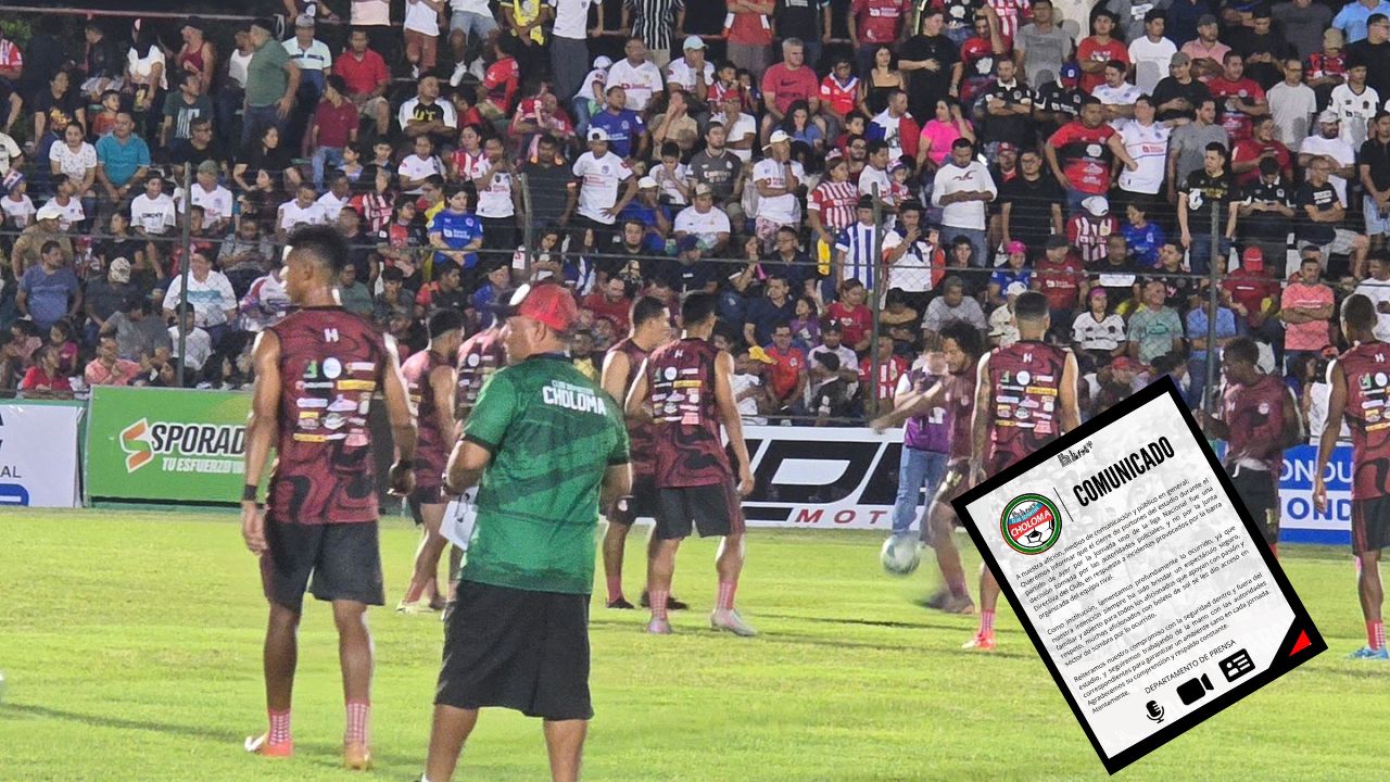 Choloma explica por qué le cerró los portones a la barra del Olimpia en su estadio