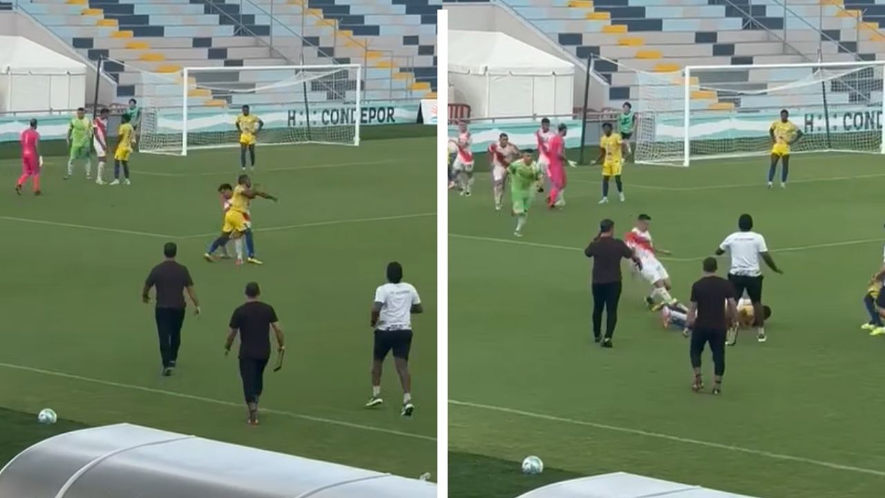 Jugadores de Victoria y Herediano se van a los golpes en amistoso