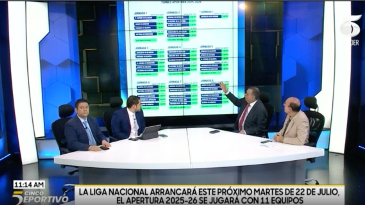 Liga Nacional confirma calendario de las primeras jornadas del torneo Apertura