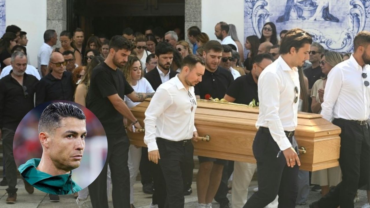El motivo por el que Cristiano Ronaldo no estuvo presente en funeral de Diogo Jota