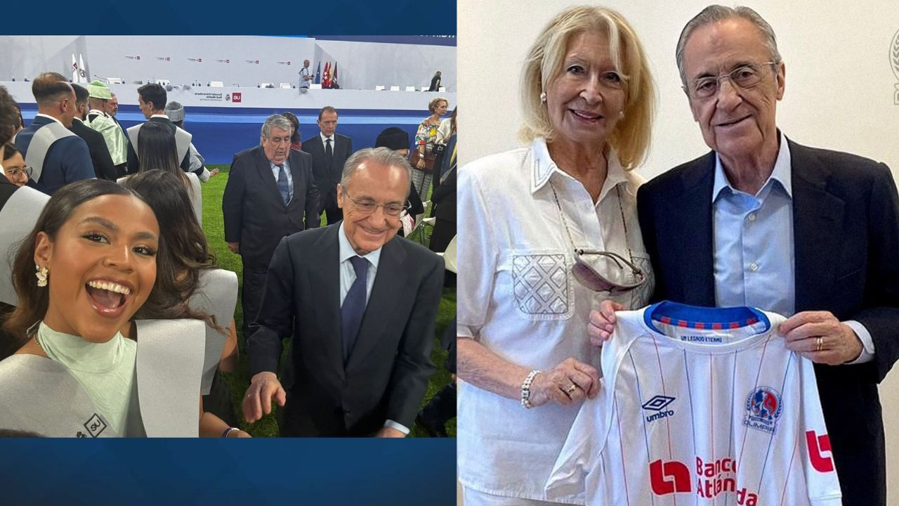 ¿Quién es Paola García? La hondureña que le regaló la camisa de Olimpia a Florentino Pérez