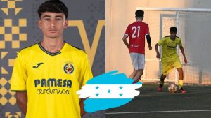 Imagen de Jorge Alberto Pineda, el jugador hondureño que se pule en el Villarreal de España