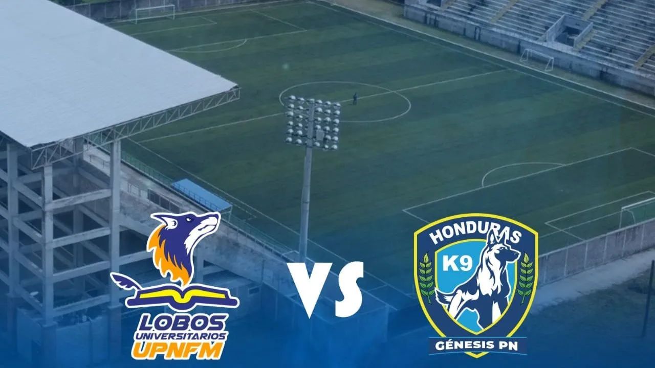 Lobos UPNFM vs. Génesis PN hoy:  alineaciones, posiciones y cómo va