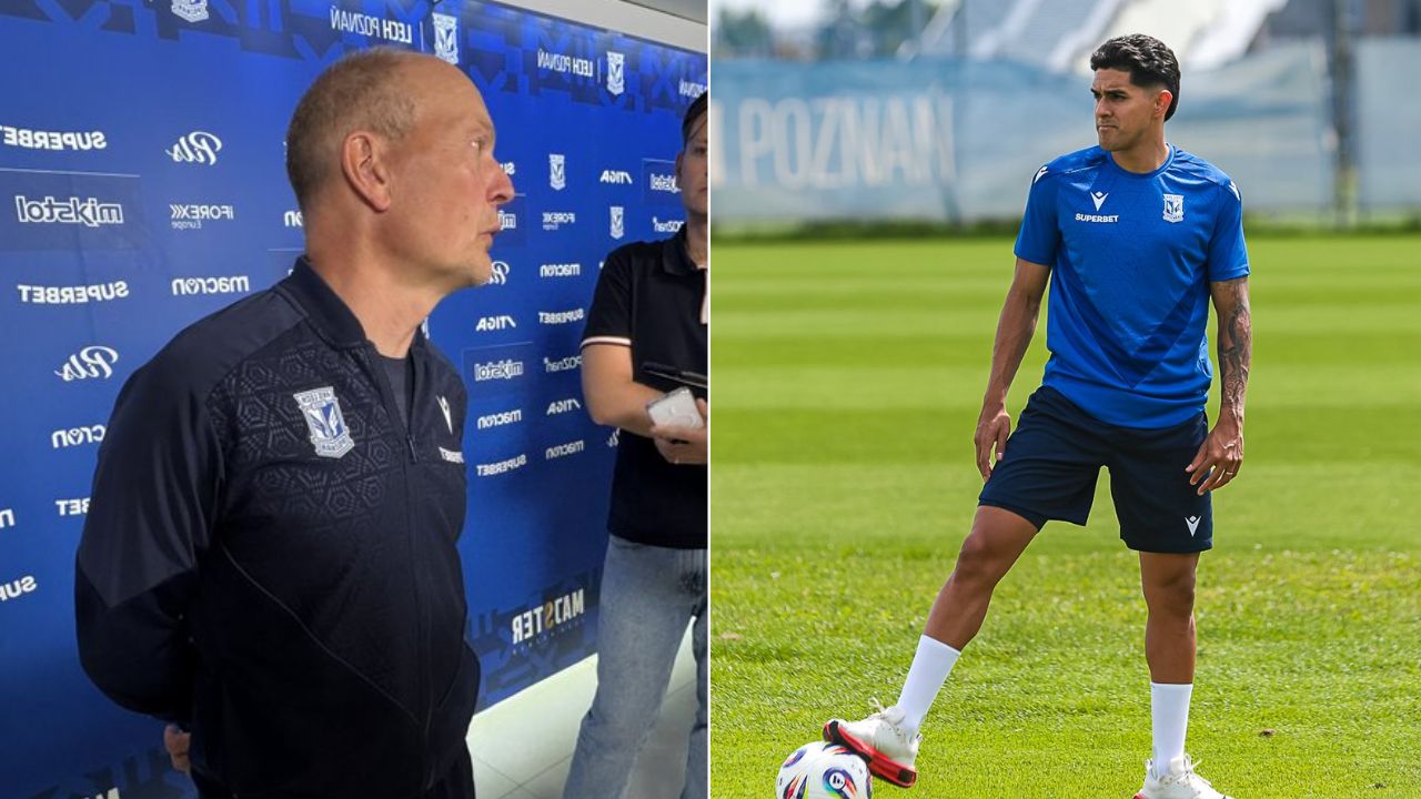 Entrenador del Lech Poznan toma sorpresiva decisión con Luis Palma