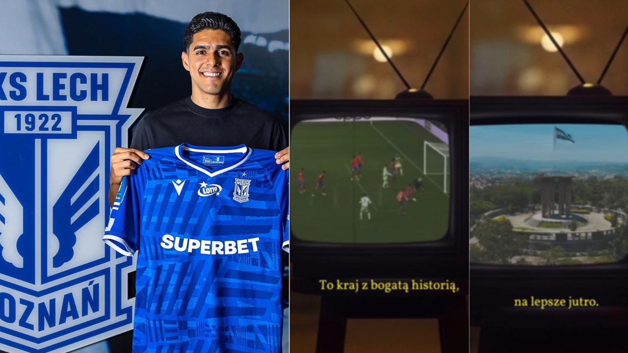 El asombroso video con el que Luis Palma fue presentado por el Lech Poznan