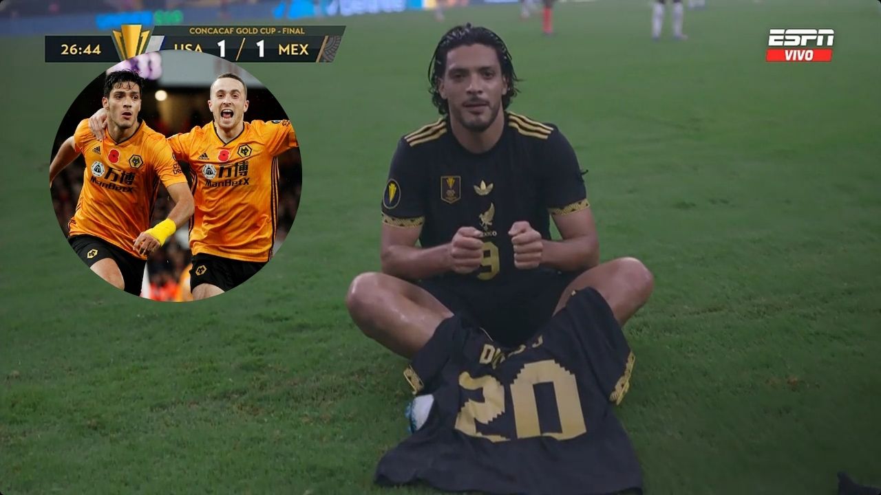 El tremendo homenaje de Raúl Jiménez a Diogo Jota en su gol a Estados Unidos