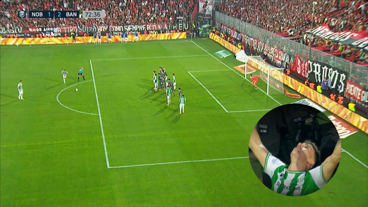 Así fue el golazo de tiro libre de Rodrigo Auzmendi para firmar doblete en su debut