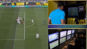 El VAR anula gol de Edson Álvarez ante Honduras