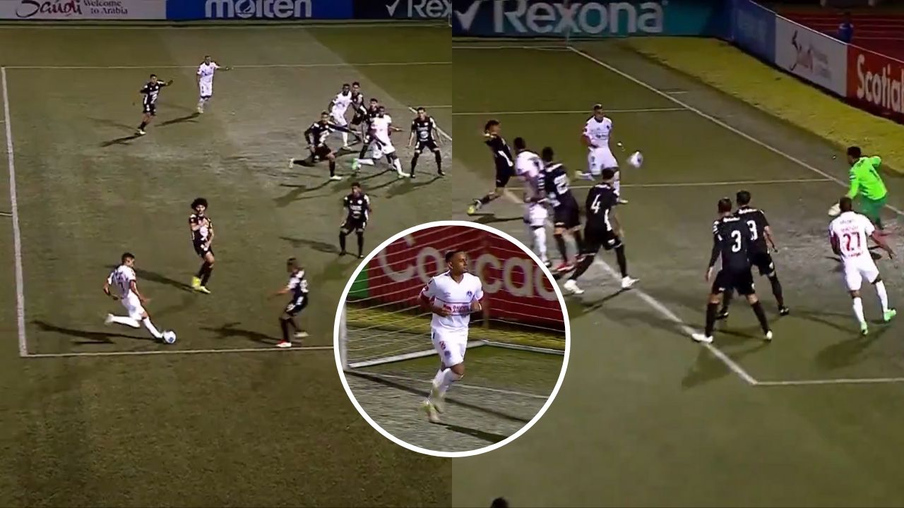 Así fue el gol de Edwin Rodríguez  que puso a ganar a Olimpia ante Hércules
