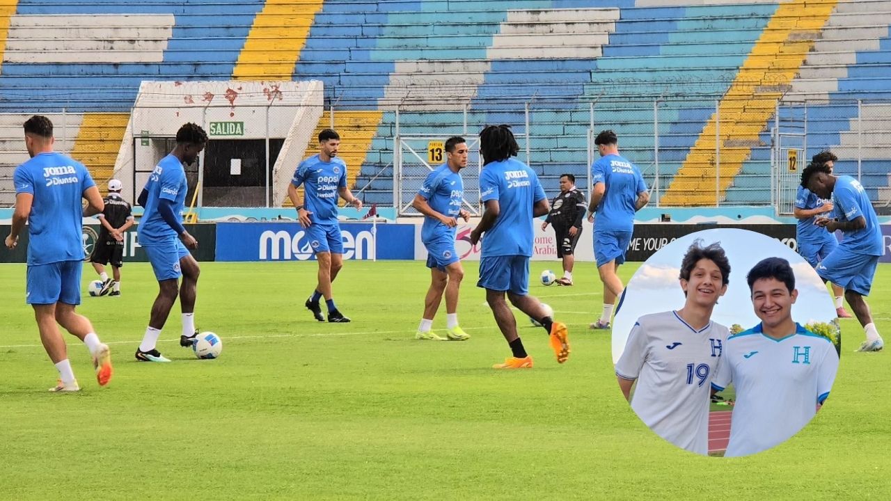 Hijo de Diego Vazquez novedad en entrenamiento de Motagua