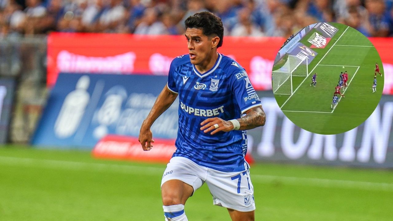 Luis Palma anota gol con el Lech Poznan previo a unirse a la Selección de Honduras