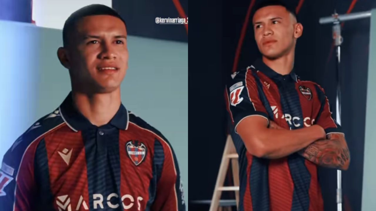 Kervin Arriaga viste los colores del Levante y se prepara para su debut con el club