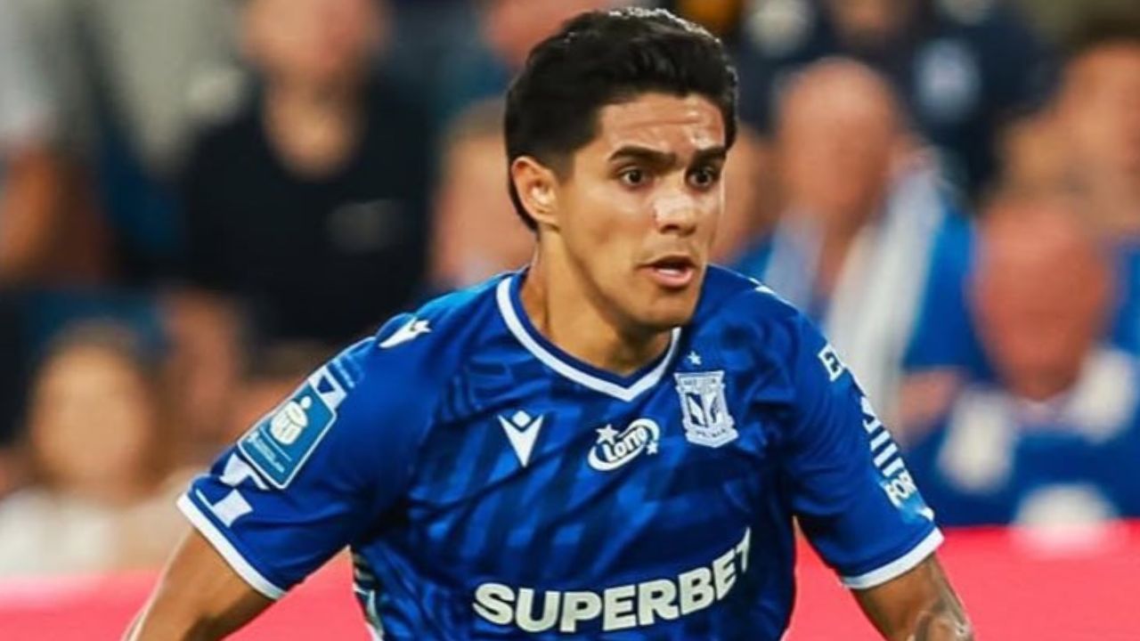 Luis Palma se estrena y anota el primer gol con Lech Poznan de Polonia