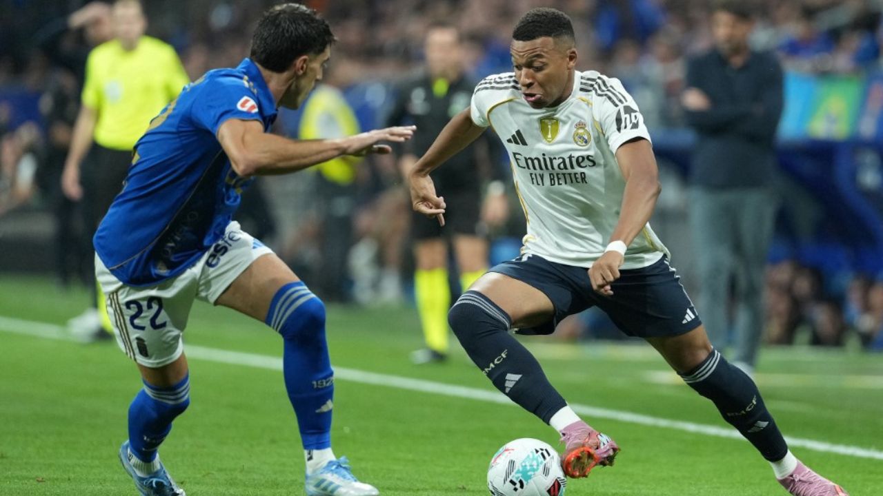 Mbappé encamina el triunfo del Real Madrid sobre el Real Oviedo en LaLiga