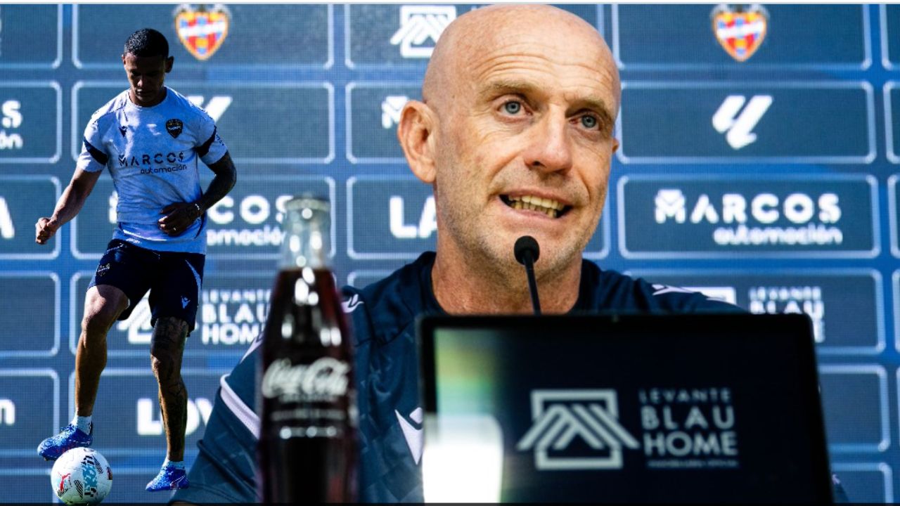 Entrenador del Levante presume a Kervin Arriaga previo al duelo vs Girona