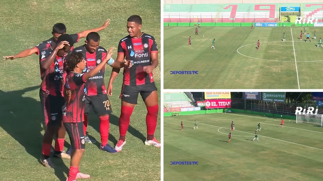 Hijo de Osmán Chávez anota golazo de media cancha con CD Choloma