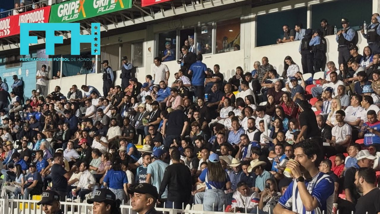 Federación reporta la baja asistencia en el Honduras vs Nicaragua