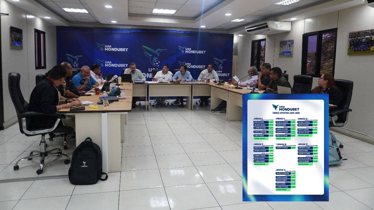 Liga Nacional confirma próximas cinco jornadas del Torneo Apertura 2025-2026