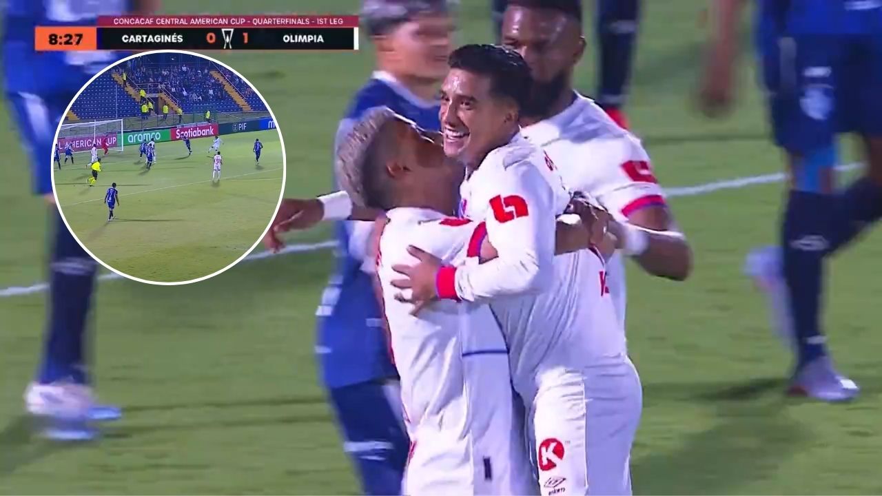 Así fue el golazo de Chirinos para abrir el marcador ante Cartaginés