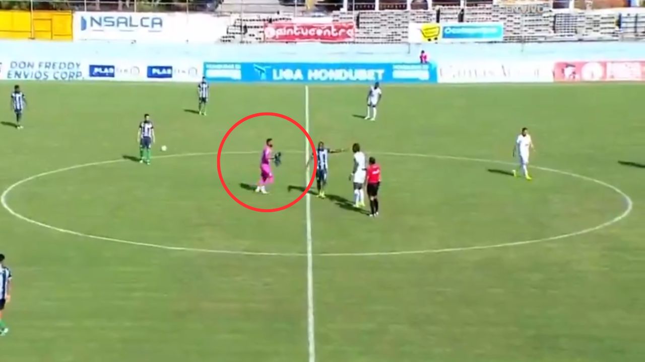 Said Martínez comete inesperado error en el arranque del Platense vs Juticalpa