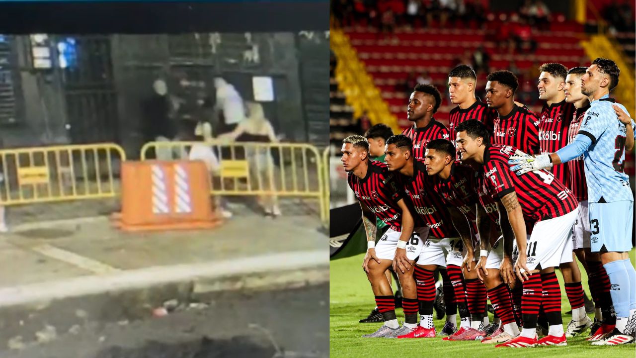 Jugadores de Alajuelense se fueron a los golpes previo al partido contra Motagua