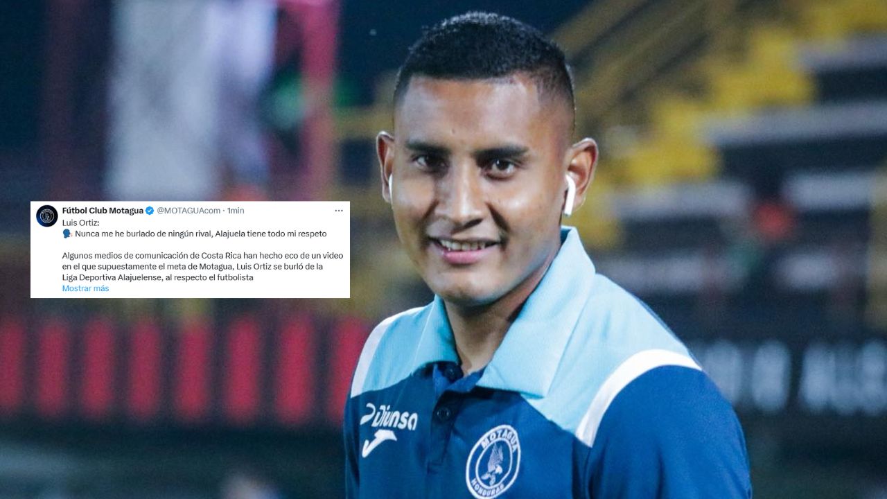 Motagua deja su postura sobre la supuesta provocación de Luis Ortiz