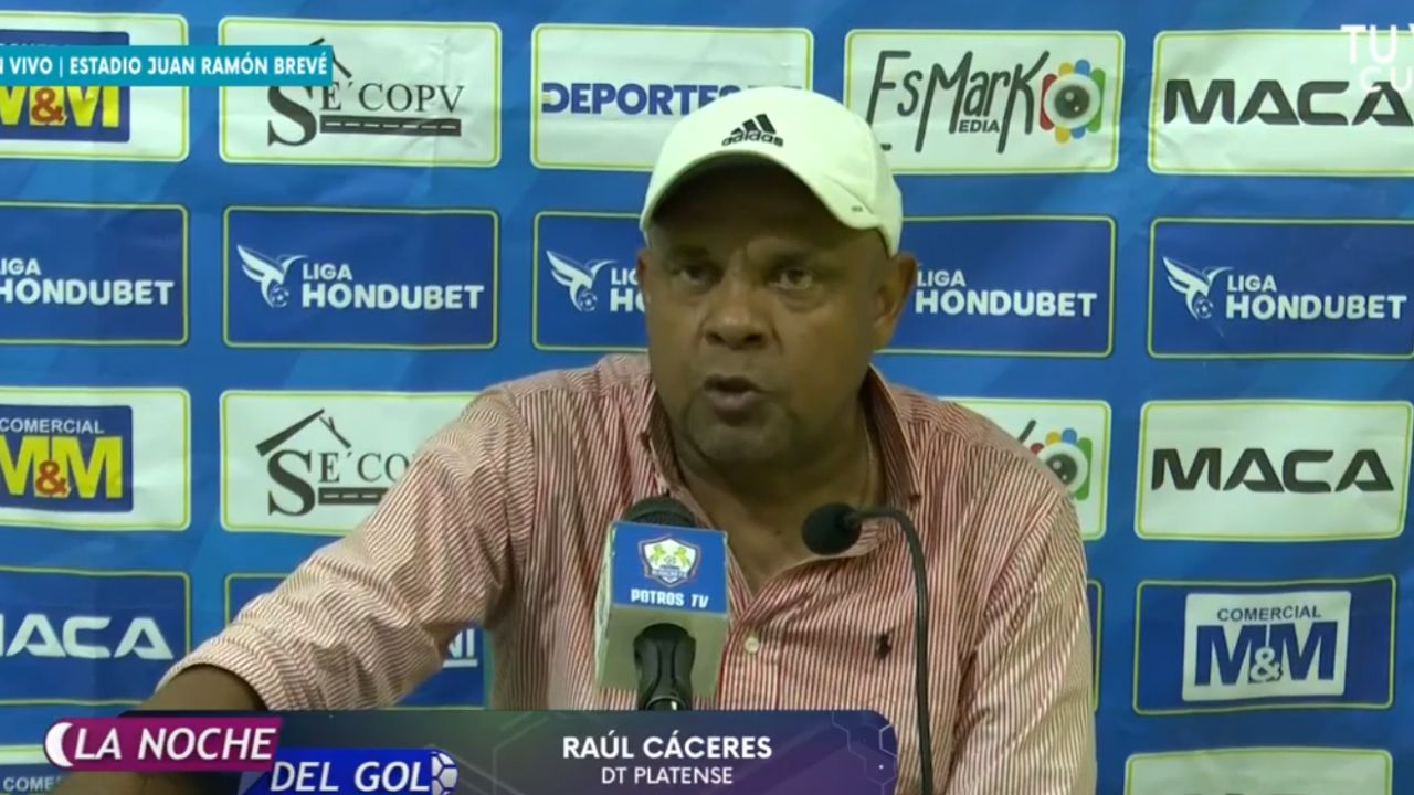 Raúl Cáceres explica lo que provocó la derrota de Platense ante Olancho