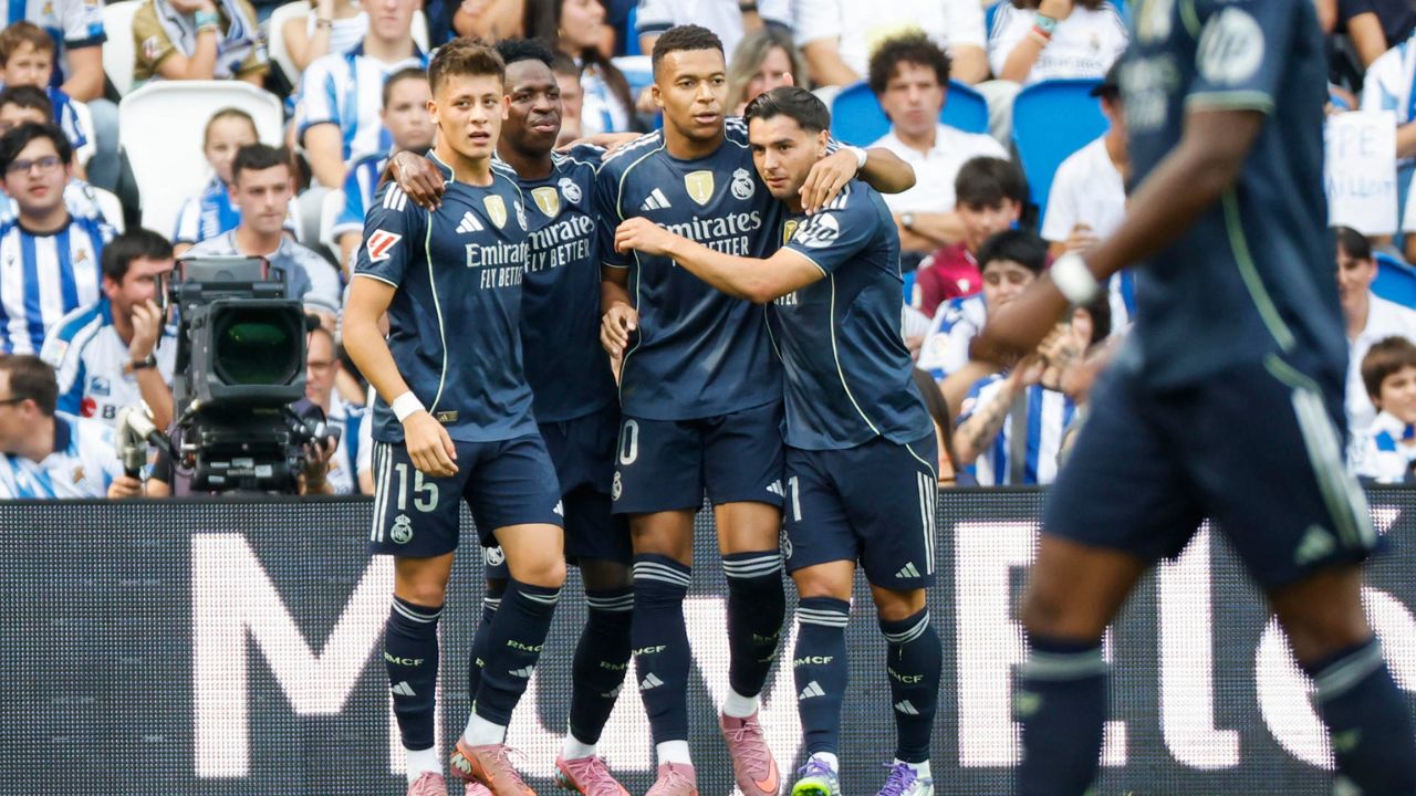 Real Madrid resiste contra Real Sociedad y sigue infalible en LaLiga de España