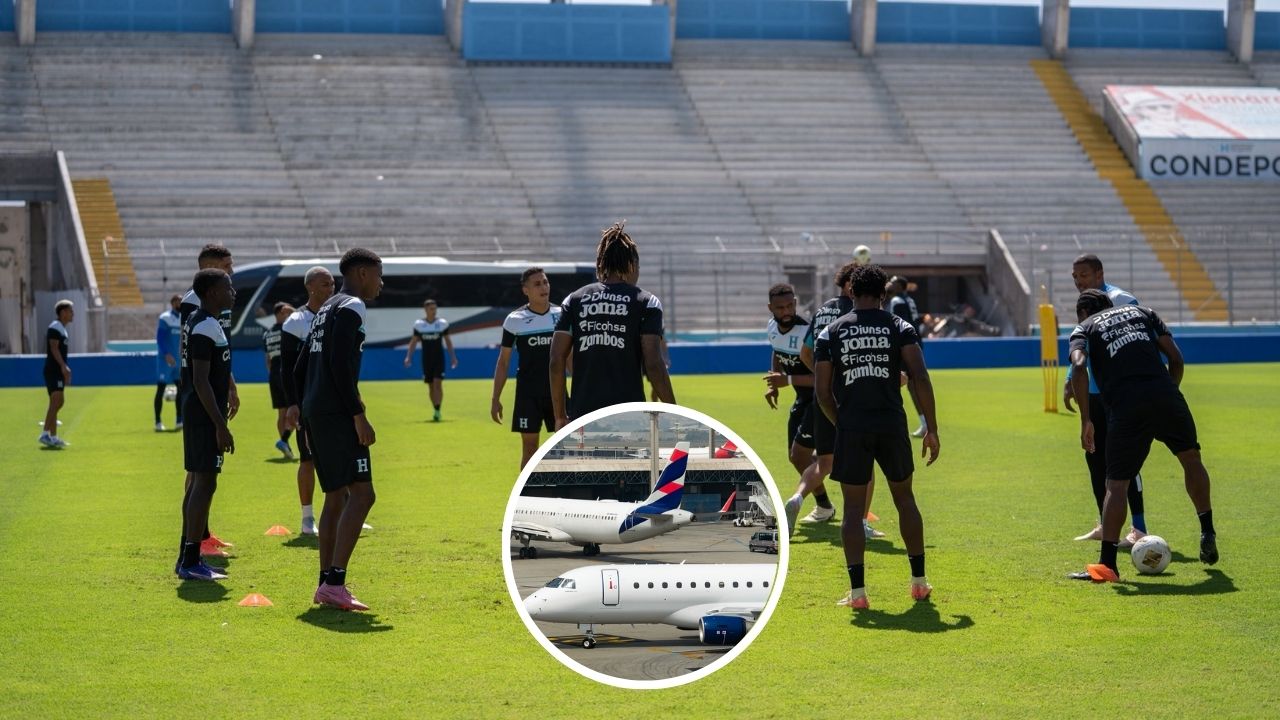 Selección de Honduras viajó en lujoso avión a Curazao para jugar vs Haití