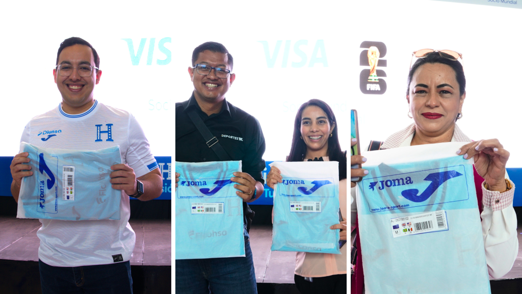 Ficohsa y VISA hacen realidad el sueño de cientos de hondureños de asistir a la Copa Mundial de la FIFA 2026™