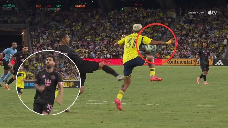 Andy Najar provoca penal en contra de Nashville en duelo ante Inter Miami