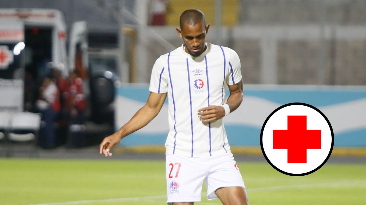 Médico del Olimpia confirma gravedad de la lesión de Jerry Bengtson