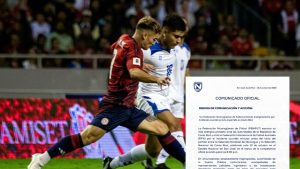 Federación de Nicaragua denuncia a Costa Rica ante la FIFA