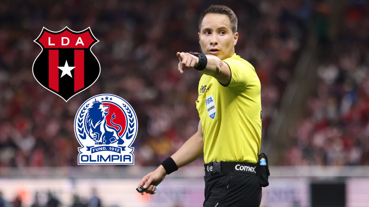 Este es el árbitro que pitará el Alajuelense-Olimpia por la Copa Centroamericana