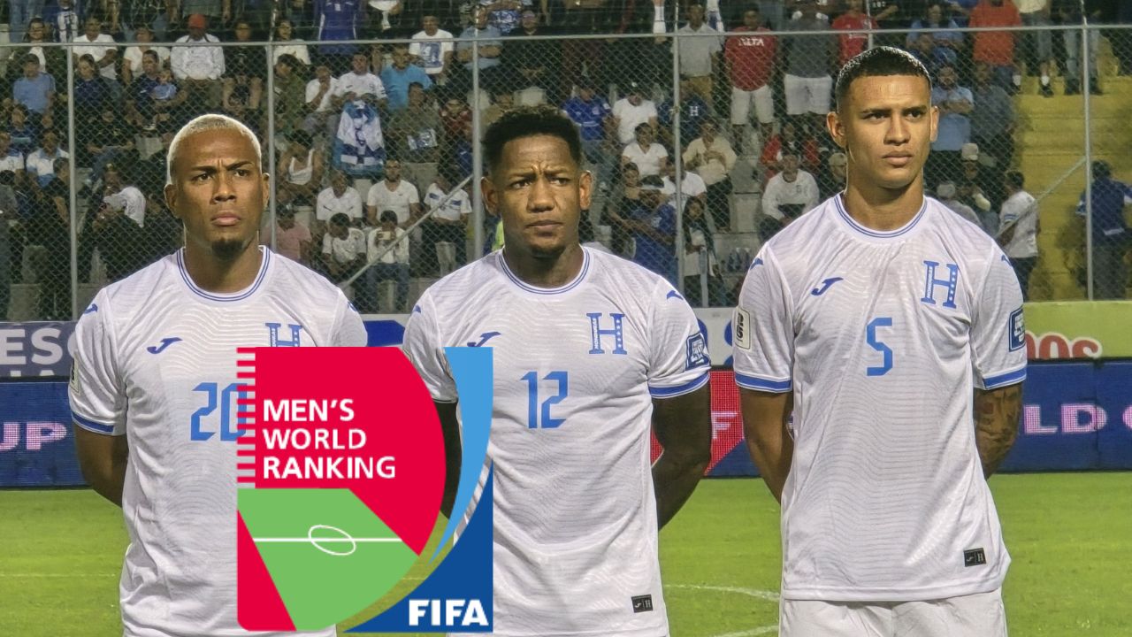 FIFA confirma subida de Honduras en el ranking de selecciones de octubre