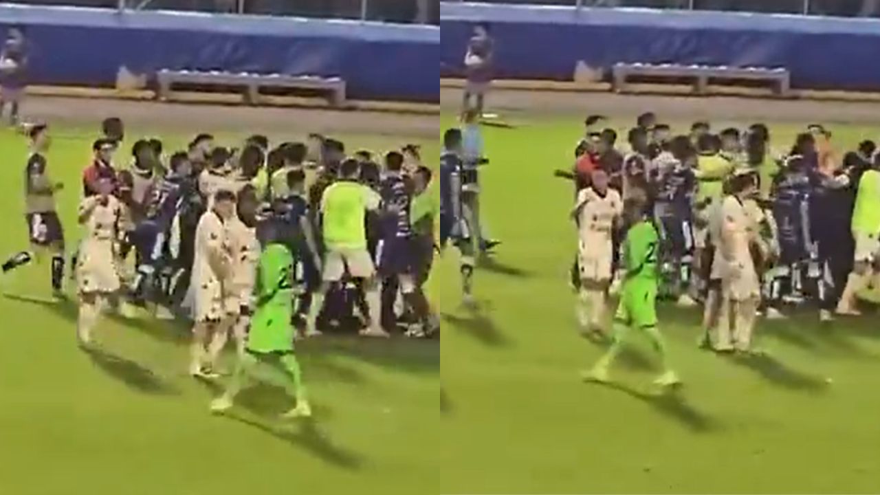 Luis Ortiz es provocado por rival en plena pelea tras el final del partido
