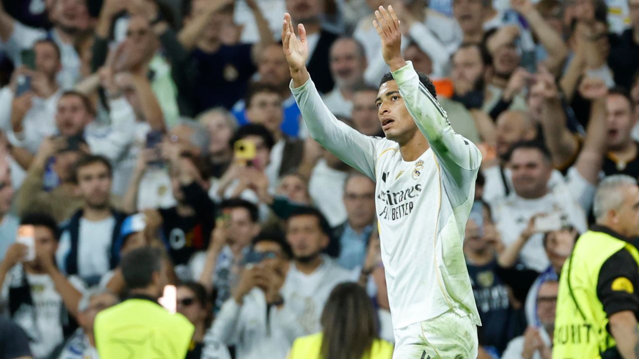 Real Madrid vence a Juventus con solitario gol de Jude Bellingham