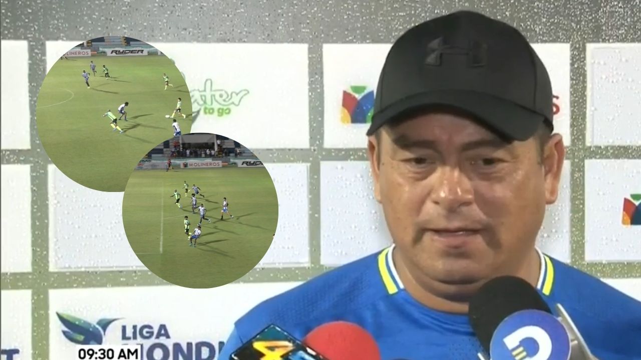 Reynaldo Tilguath reacciona a los goles que le anularon ante Victoria