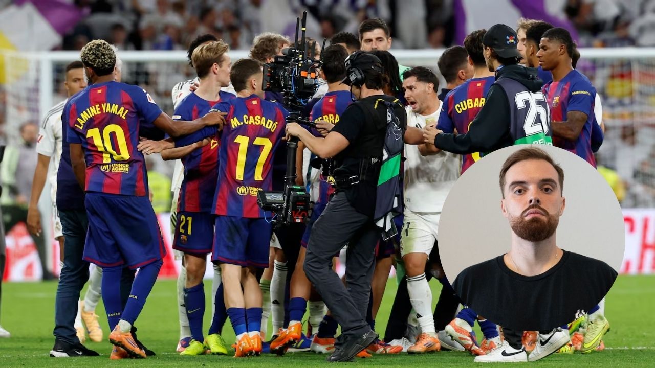 Ibai Llanos señala responsable del pleito entre jugadores de Real Madrid y Barcelona