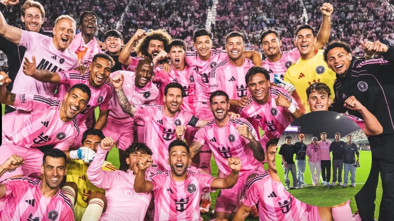 David Ruiz celebró junto a su familia su primer título de conferencia con Inter Miami