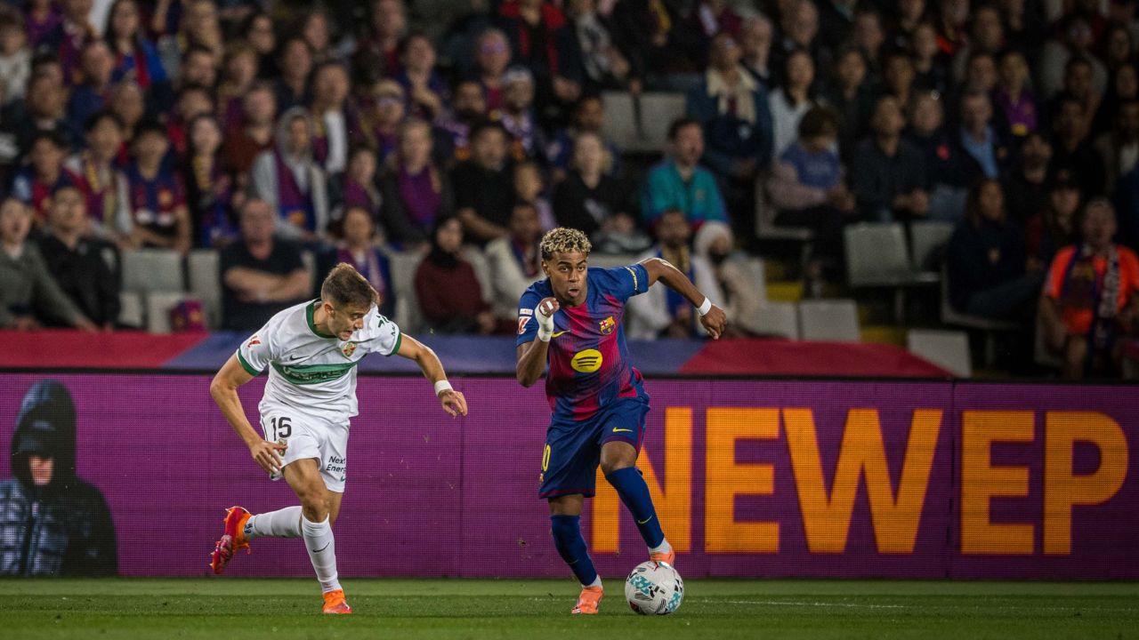 Barcelona goleó al Elche y mantiene su posición en la tabla de LaLiga