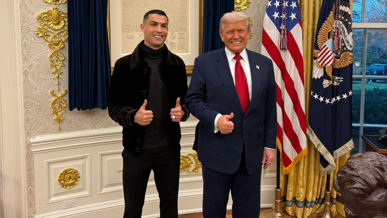 Explican por qué Cristiano Ronaldo cenó con Donald Trump en la Casa Blanca