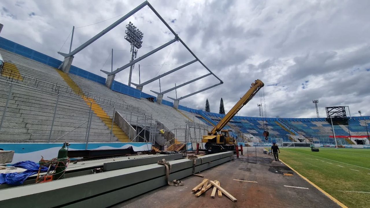 Estadio Nacional se alista para la instalación de su nuevo techo en Sol Centro