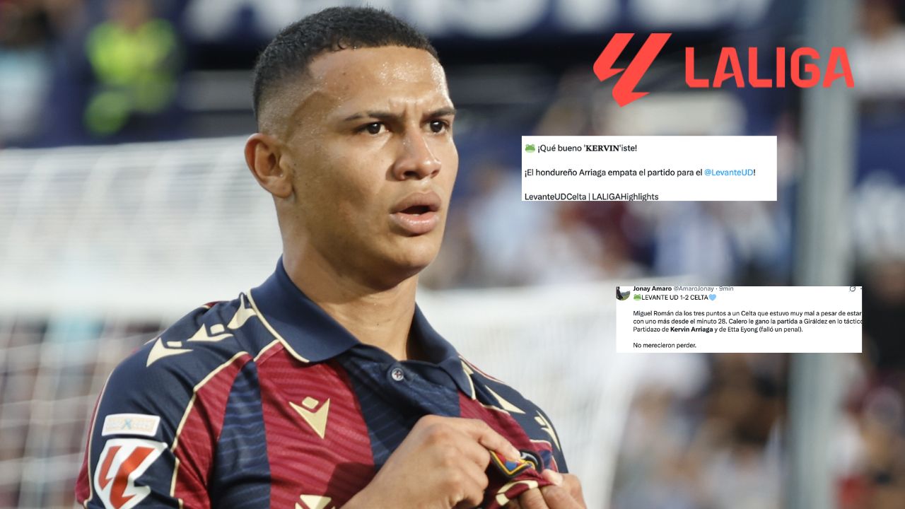 Prensa española llena de elogios a Kervin Arriaga por su primer gol en LaLiga