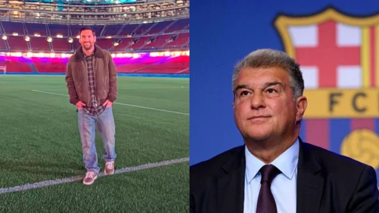 Joan Laporta se pronuncia por posible retorno del Messi al Barcelona