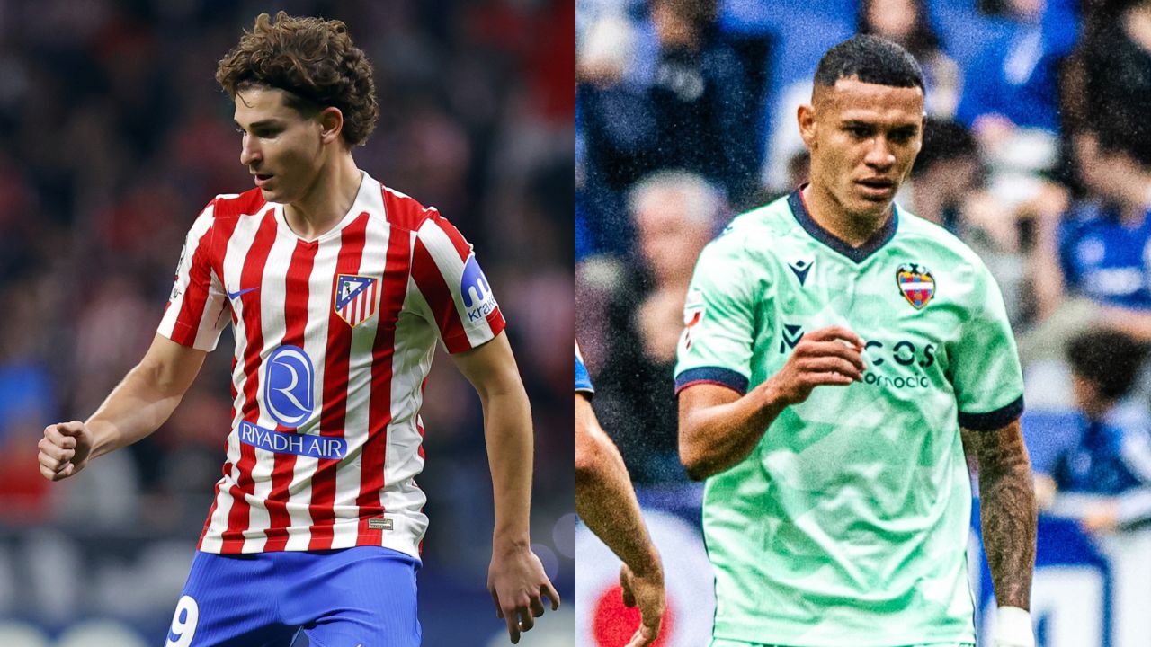 Ver partido Atlético de Madrid vs Levante de Kervin Arriaga EN VIVO; Hora y alineaciones