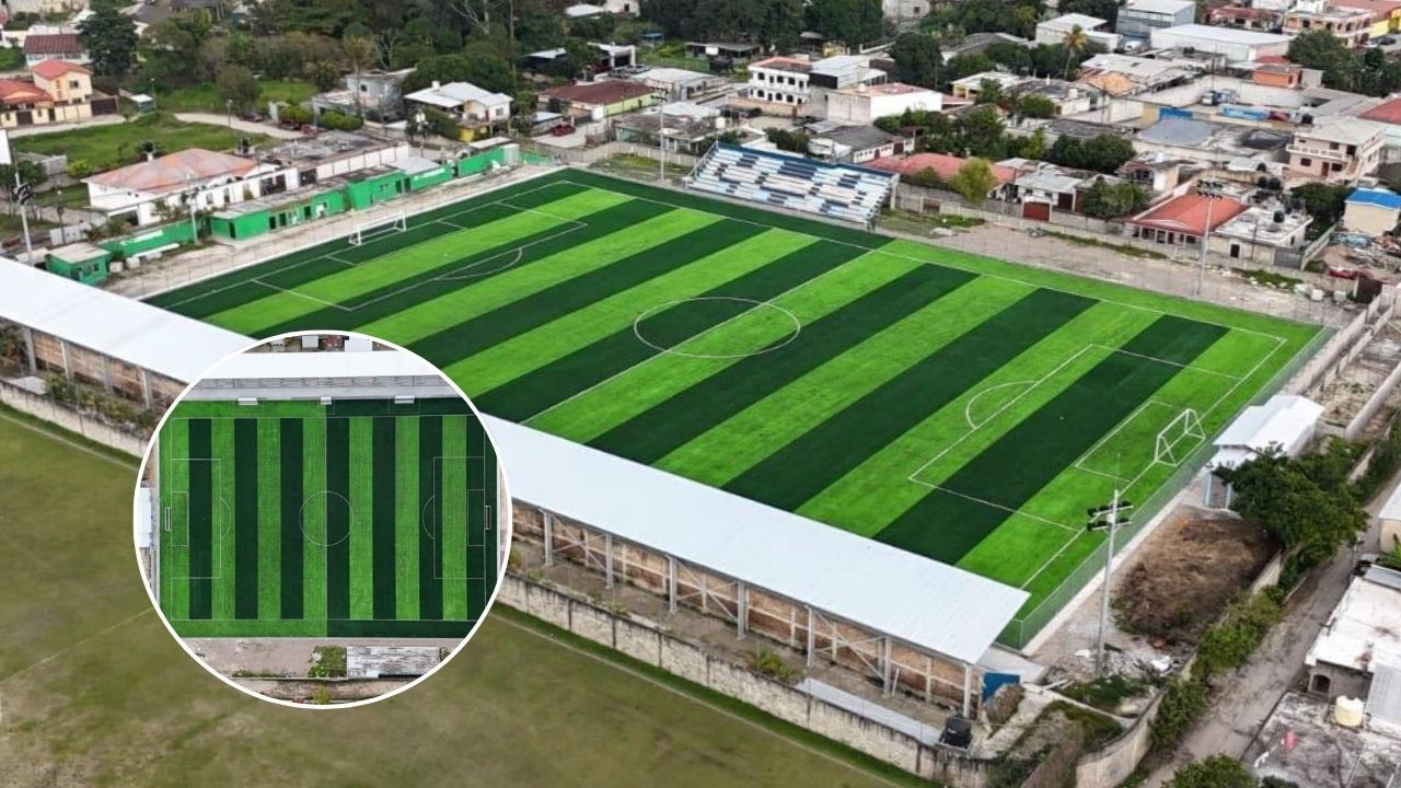 Estadio Sergio Reyes de Santa Rosa de Copán se reporta listo tras su remodelación